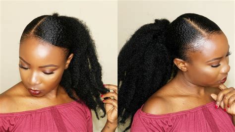 Ponytail Styles For Short Natural Hair / Pin On Youtube