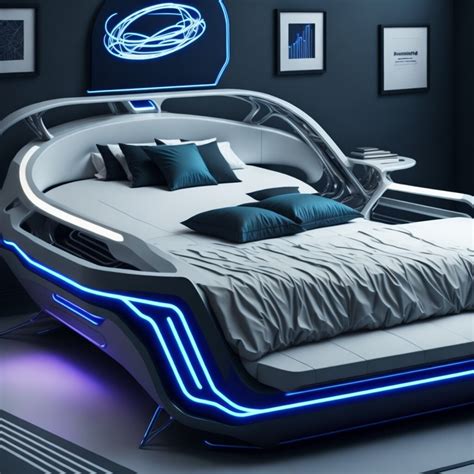 ArtStation - Futuristic bed