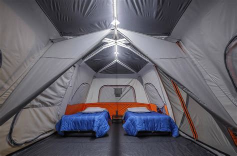 This Instant Setup Cabin Tent Has Built-In LED Lighting For Lighted ...