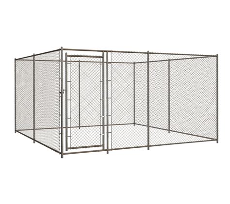 10X10X6 Multiple Bay Galvanized Steel Dog Kennel Wholesale Dog Kennel ...