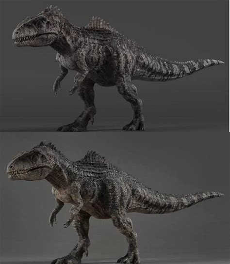 The Giganotosaurus from the prologue and the Giganotosaurus from Biosyn ...