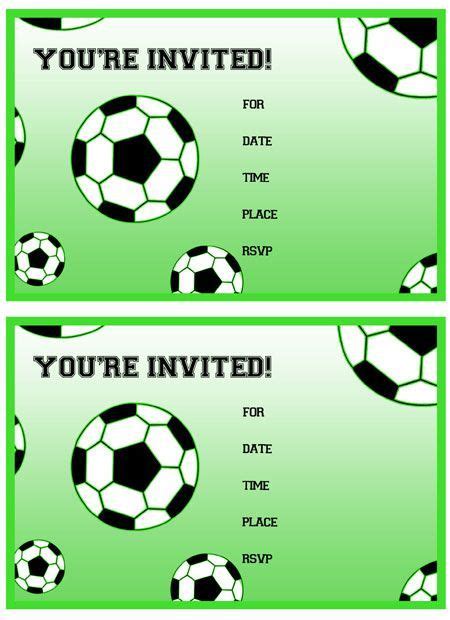 Free Printable Soccer Birthday Party Invitations from PrintableTreats ...