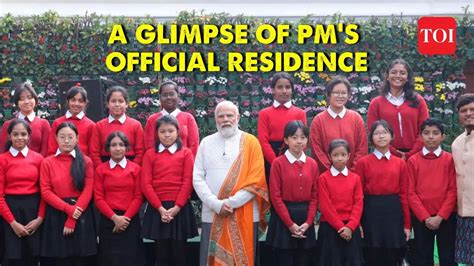 PM Narendra Modi's Christmas gift: Young children get a tour of his ...