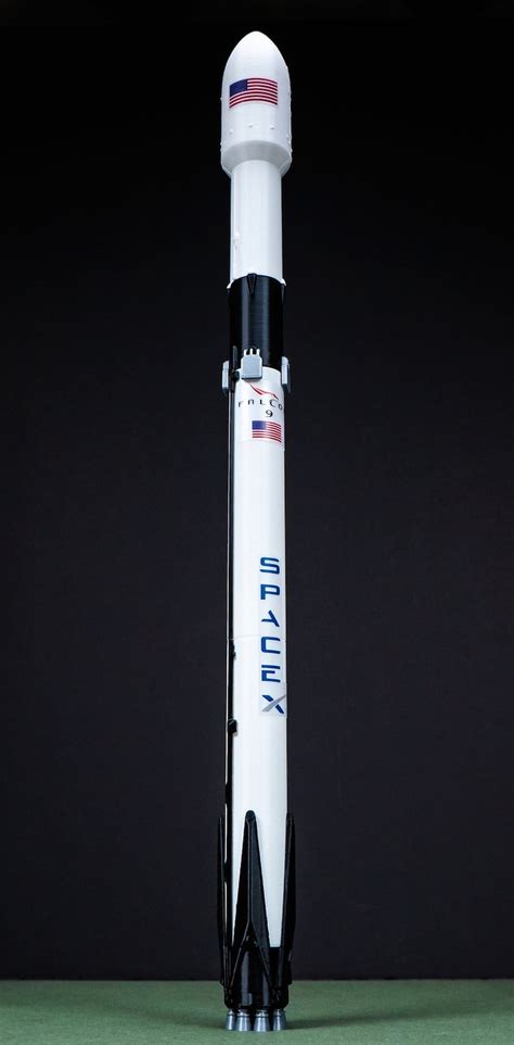 FALCON 9 Block 5 Plastic Model Rocket Spacex NASA - Etsy