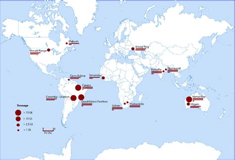 Location of significant BIF-hosted iron ore districts and deposits. The... | Download Scientific ...