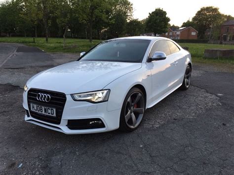 Audi A5 3.0 TDI V6 Quattro Coupe White Manual S5 Sline Replica | in Rochdale, Manchester | Gumtree