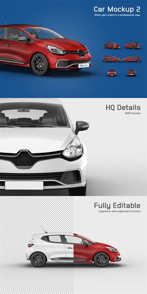 Car Mockup 2 | Creative Photoshop Templates ~ Creative Market