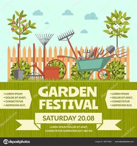 Image result for garden day poster | Typography graphic, Graphic design typography, Poster