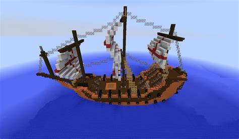 Ealshwith sail boat (First ship ive ever made)(POP REEL,thanks!) Minecraft Map