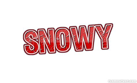 Snowy Logo | Free Name Design Tool von Flaming Text