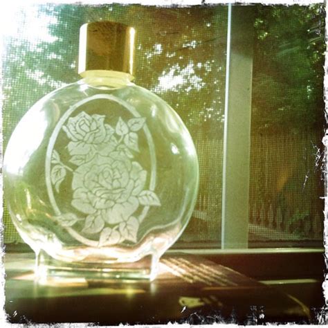 Etched glass perfume bottle | Check it out! I etched it myse… | Flickr