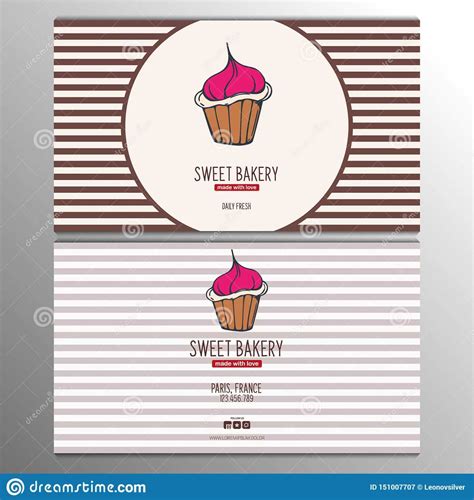 Cake Business Cards Templates Free - Best Business Templates