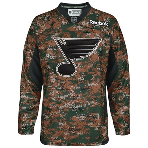 Youth St. Louis Blues Reebok Camo Practice Jersey - Shop.NHL.com