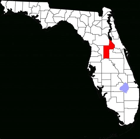 File:map Of Florida Highlighting Lake County.svg - Wikipedia - Map Of ...