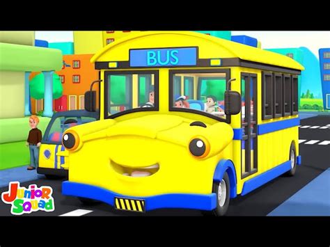 The Wheels on the Bus + More Nursery Rhymes & Kids Songs by Junior Squad - Videos For Kids