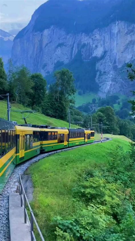 Alps train 🚆 | Beautiful locations nature, Beautiful places nature, Nature photography