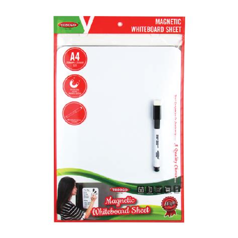 A4 Size Magnetic Whiteboard Sheet - YOSOGO - Malaysia Stationery ...