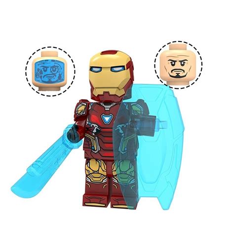 Iron Man Mark 85 with Shield Marvel Avengers Endgame Lego Minifigures Toy New - Figures