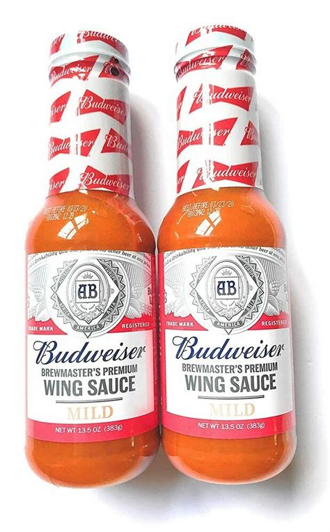 2 pcs Budweiser Brewmaster's Premium Wing Sauce - Sauces