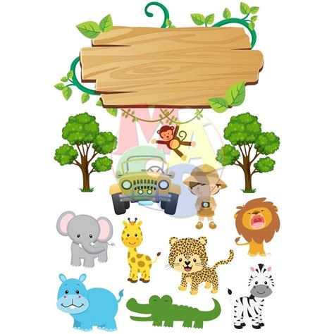 Safari Cake and Cupcake Topper | Shopee Philippines