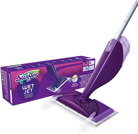 Swiffer WetJet Hardwood and Floor Spray Mop Cleaner Starter Kit ...