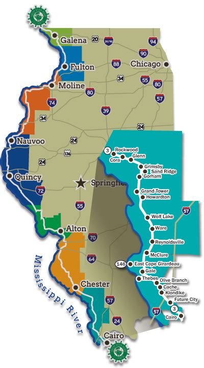 Map Of Southern Illinois Wine Trail