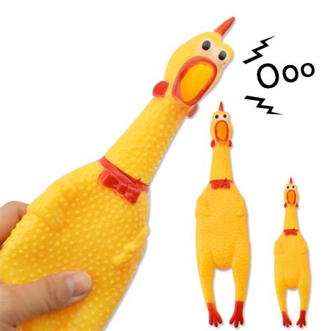 31cm 17cm Screaming Chicken Squeeze Sound Toy Pets Toy Product Dog Toys Shrilling Decompression ...