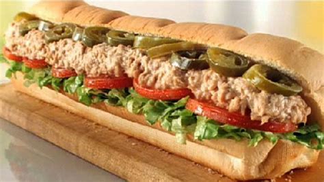 Subway's Featured $5 Footlong for March -- Jalapeño Tuna | Recipes, Copycat recipes, Copycat ...