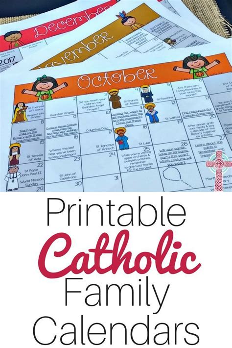 Free Printable Catholic Calendar | Example Calendar Printable