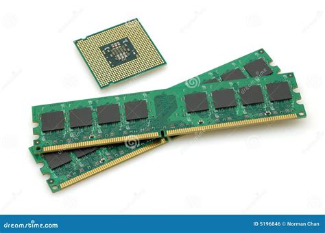 CPU e ram fotografia stock. Immagine di memoria, tavolo - 5196846