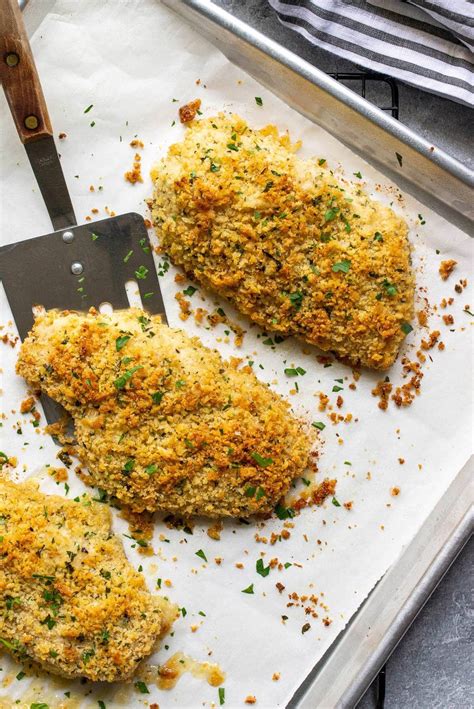 Baked Parmesan Crusted Chicken - The Cooking Jar