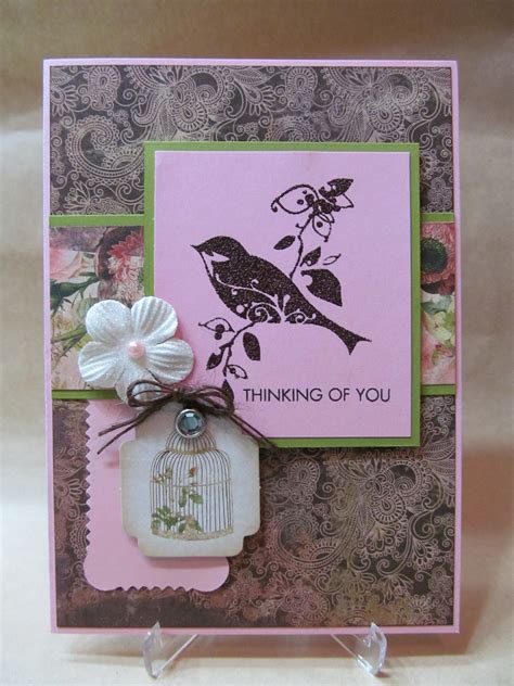 Savvy Handmade Cards: Bird Thinking of You Card