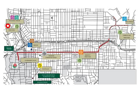 Rose Parade Route Map