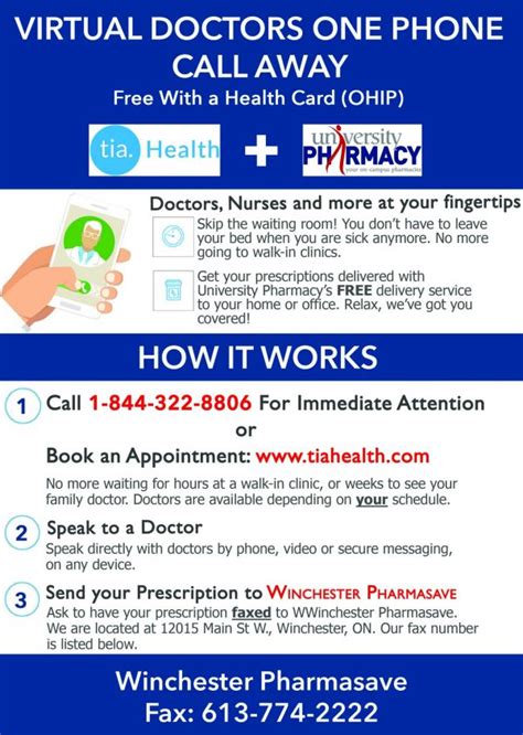 Virtual Medical Appointments | Winchester Pharmasave