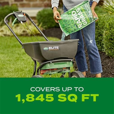 Scotts Turf Builder Rapid Grass Tall Fescue Grass Sun or Shade Grass Seed and Fertilizer 5.6 lb ...