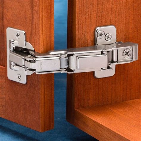 Full Overlay Blum® 170° Snap Close Clip Top Frameless Hinges, Pair ...