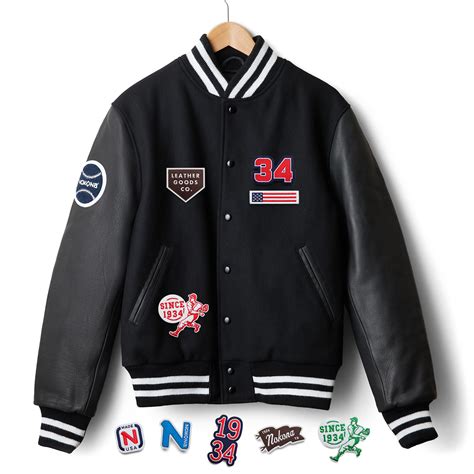 Nokona Varsity Jacket in Black – Personalize Your Patches - Nokona Ballgloves