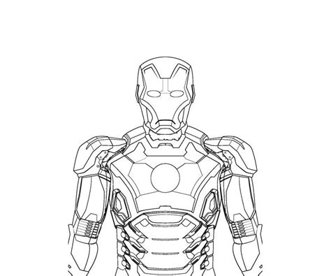 Iron Man Movie Coloring Pages