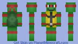 Teenage Mutant Ninja Turtles | Raphael Minecraft Skin