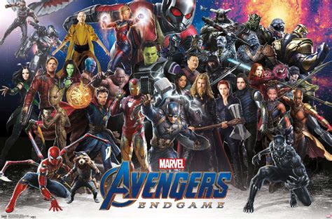 Buy Marvel Cinematic Universe - Avengers - Endgame - Lineup Wall Poster, 14.725 x 22.375 Online ...