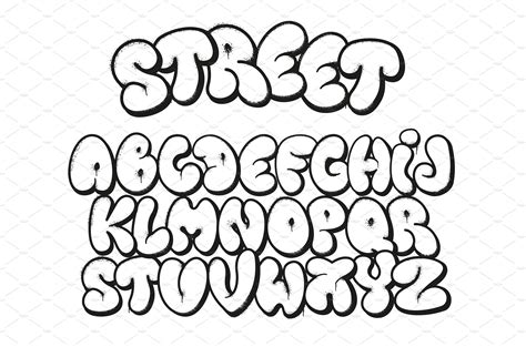 Bubble graffiti font. Inflated | Graffiti font, Graffiti text, Graffiti words