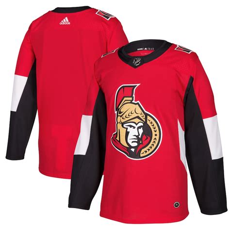 adidas Ottawa Senators Red Home Authentic Blank Jersey