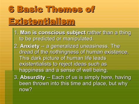 Existentialism A Philosophy