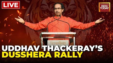 Uddhav Thackeray Speech On Dussehra 2022 | Shiv Sena Rally At Shivaji ...