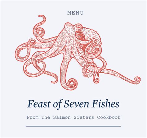 Feast of Seven Fishes Menu – Salmon Sisters