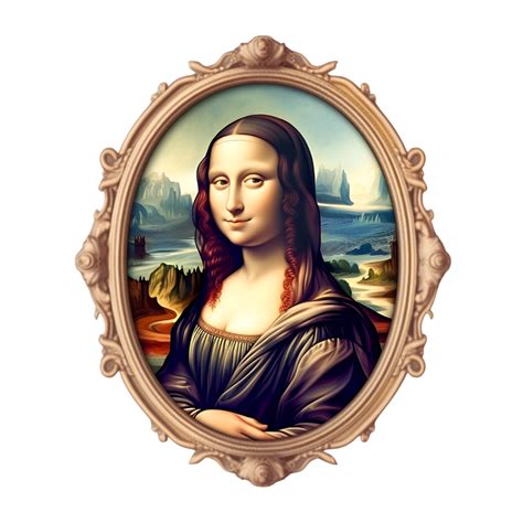 Mona Lisa Painting Clipart AI Generated 29202388 PNG