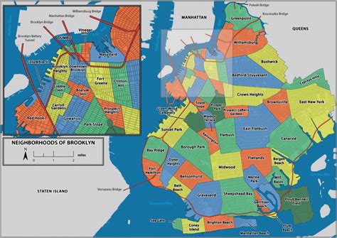 Map Of Nyc Bus: Stations & Lines - Printable Map Of Brooklyn Ny ...