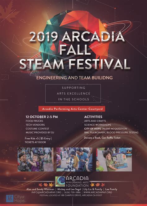 Fall STEAM Festival — Arcadia Performing Arts Foundation