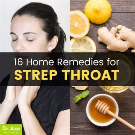 16 Natural Strep Throat Home Remedies for Strep Throat Treatment - Dr. Axe