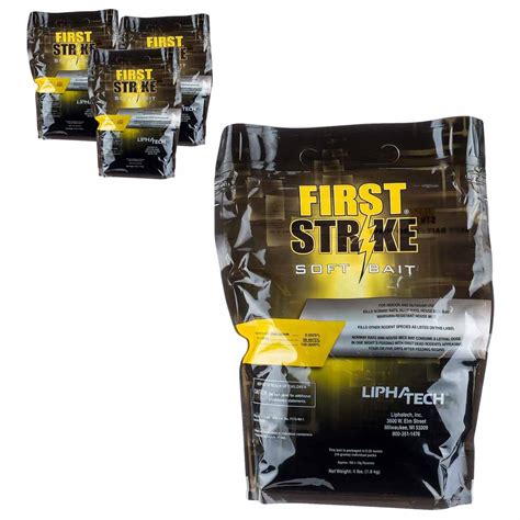 First Strike Soft Bait - 4 lbs - CASE OF FOUR BAGS | Wildlife Control Supplies | Product Code ...